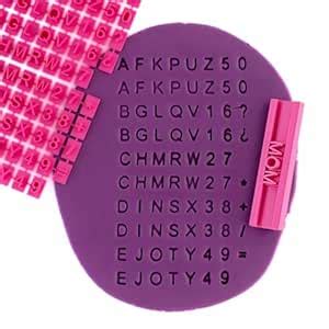 Buy Alphabets/Letters and Numbers Cookie and Fondant Stamp Embosser ...