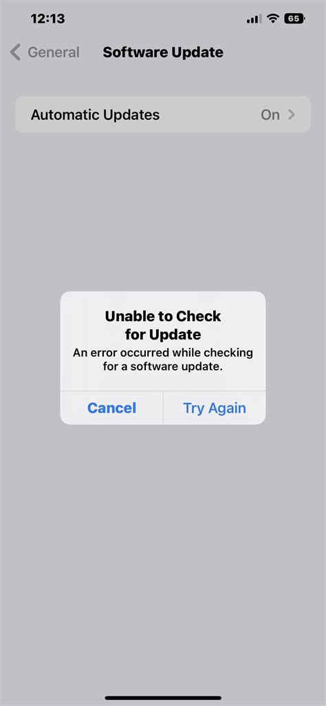 Image result for Unable to Check for Software Update