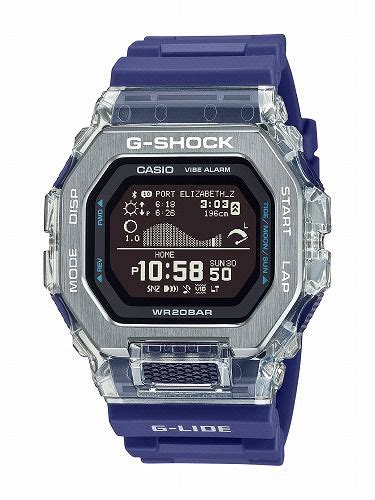 カシオGショック ジーライド デジタル腕時計 GBX-100S-2JF メンズ スマートフォンリンク クリアカラー 国内正規品