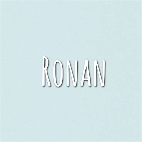 Ronan - A Strong and Unique Name for Your Baby Boy