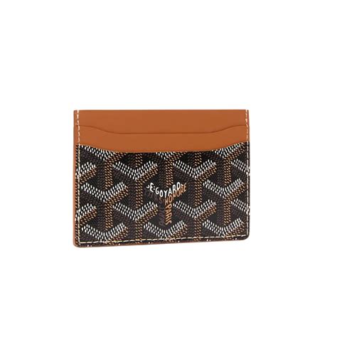 Goyard Saint-Sulpice Card Wallet (Black & Tan) Price in India | Culture ...
