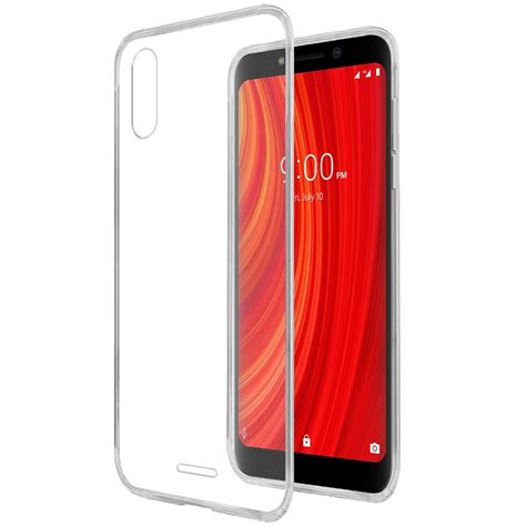 Casotec Soft TPU Back Case Cover for Lava Z61 Pro - Clear