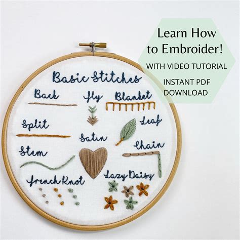 Beginners Embroidery Lessons 的图像结果
