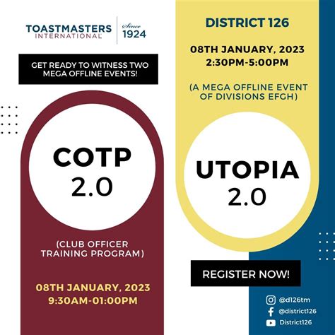 District 126 - Toastmasters International on LinkedIn: #training # ...