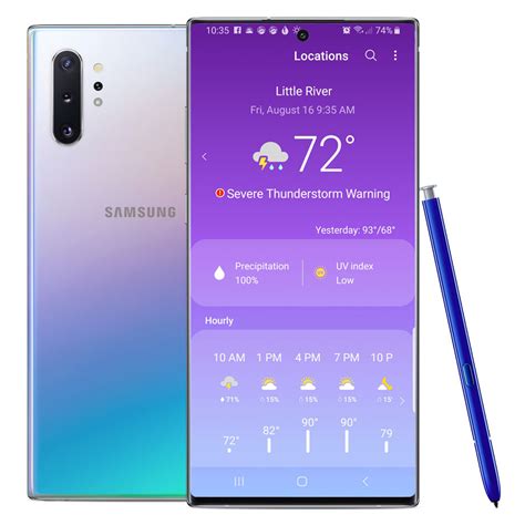 Samsung Galaxy Note10 Users Get New and Upgraded Weather Data - Samsung ...