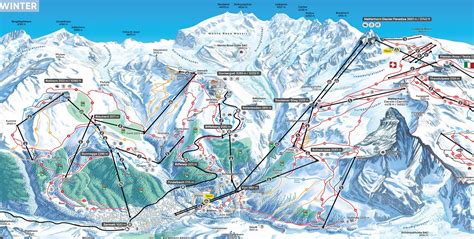 Map Lucerne To Zermatt