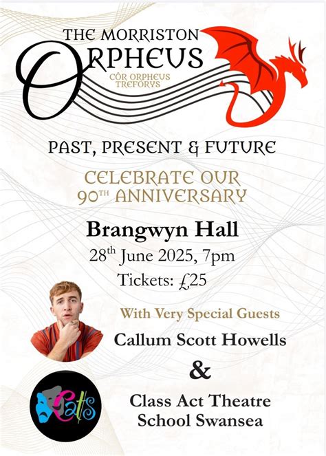 Morriston Orpheus - Past, Present & Future - 90th Anniversary ...