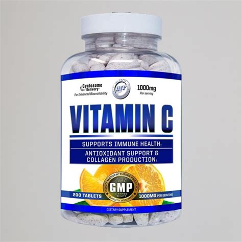 Hi Tech Pharmaceuticals, Vitamin C, 1000 mg, 200 Tablets – themassnutrition