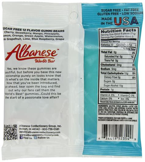 What Are The Ingredients In Albanese Gummy Bears at Sara Sheridan blog