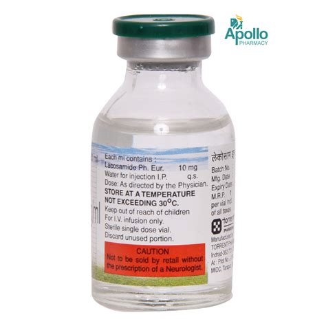 LACOSAM INJECTION 20ML Price, Uses, Side Effects, Composition - Apollo ...