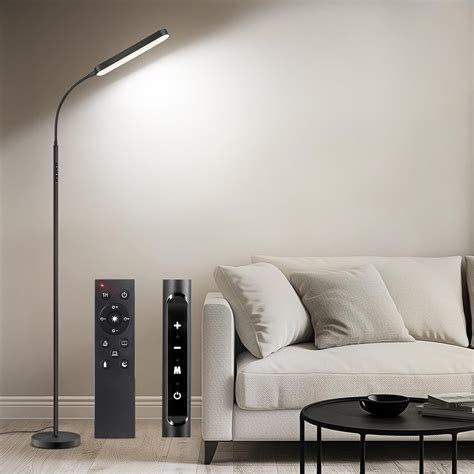 OUTON LED Floor Lamp 15W 1500LM, Dimmable Modern Standing Lamp with 4 ...