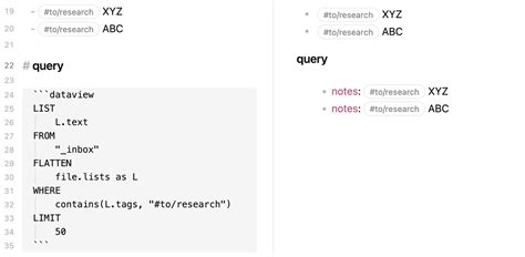Image result for Data View Syntax Obsidian