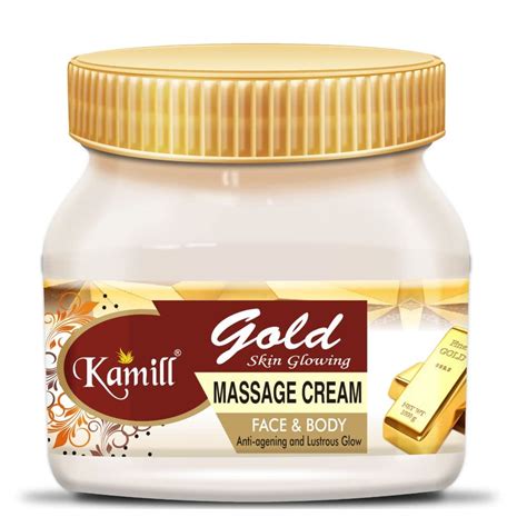 Kamill Gold Skin Glowing Massage Cream For Anti - Agening And Lustrous ...