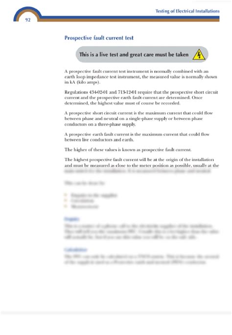 Image result for Prospective Fault Current Explained