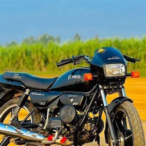 Image result for Red Colour Splendor Modified