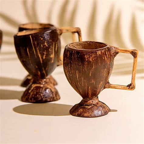 Decorative Items Using Coconut Shell 的图像结果