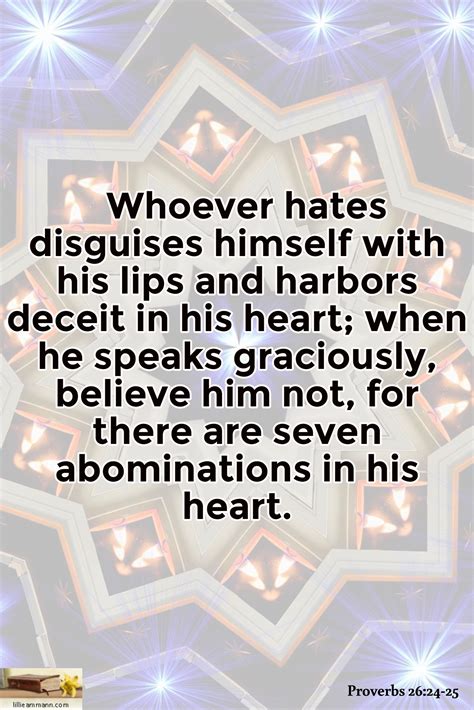 Proverbs 26:24-25 / If you really fulfill the royal law according to ...