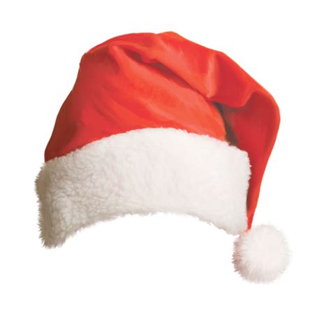 Santa Claus Christmas Hat Bonnet - Beautiful red Christmas hat png ...