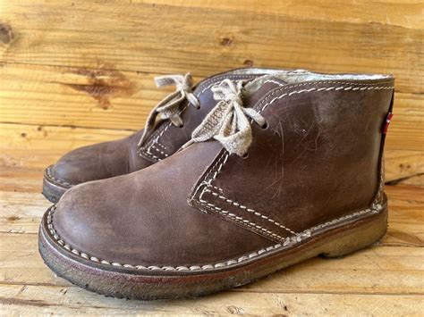 Duckfeet GRENA Brown Leather Shearling-lined Boots Si… - Gem