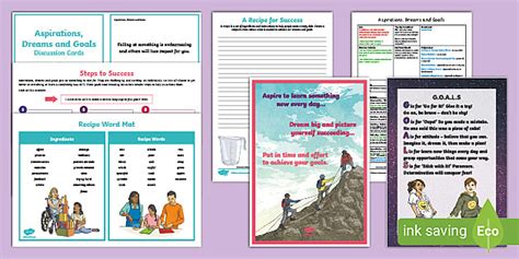 PSHE and Citizenship UKS2 Aspirations Lesson Pack - Twinkl