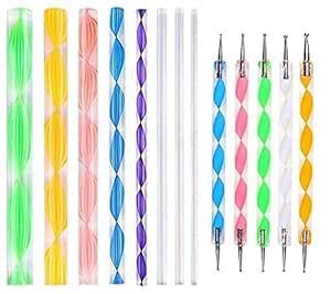 Muzztech 13 Pieces Mandala Rock Dotting Tools Nail Art Painting Tools ...