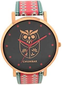 TEAL BY CHUMBAK Round Dial Analog Watch for Women,Night Owl Collection ...