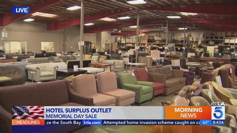 The annual Memorial Day Hotel Surplus Outlet sale – KTLA
