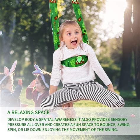 Buy Sensory Swing for Kids and Adults Indoor Therapy Swing for Autistic ...