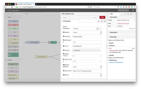 Speech to Text URL Node Red 的图像结果