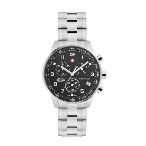 Swiss Military by Chrono Analogue White Dial Men's Watch-SM34012.01 ...