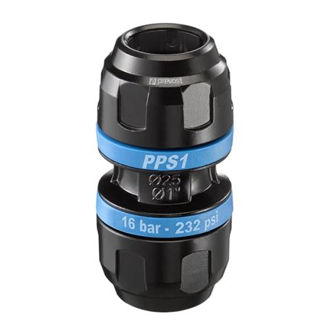 PPS1 UN40 PREVOST | PREVOST 16bar Aluminium Equal Union, 40mm outside ...