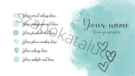 Business Card Template Dimensions 的图像结果