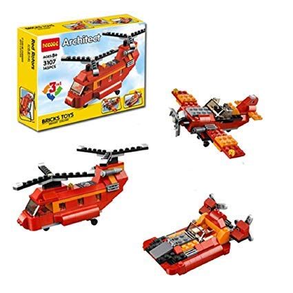 Buy Akrobo Architect Series 3 in 1 Aircraft Building Blocks Bricks Toys ...