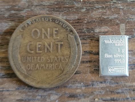 Valcambi 1 Gram Silver Bar – MTNB