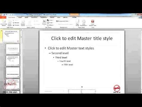 Image result for PowerPoint Master Slide Editable Text