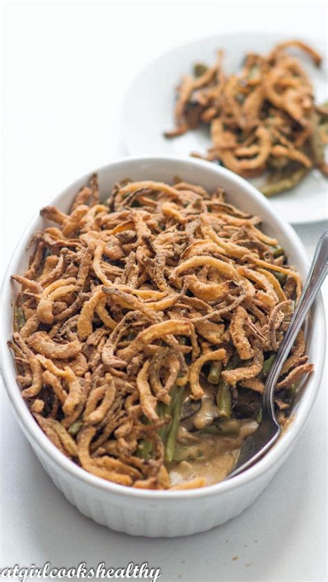 Vegan Green Bean Casserole | Greenbean casserole recipe, Vegan green ...