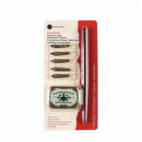 Manuscript - Leonardt Oblique Nib Set | Art Lounge