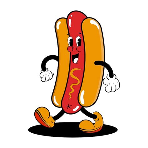 Hotdog hot dog cartoon Images - Free Download on Freepik