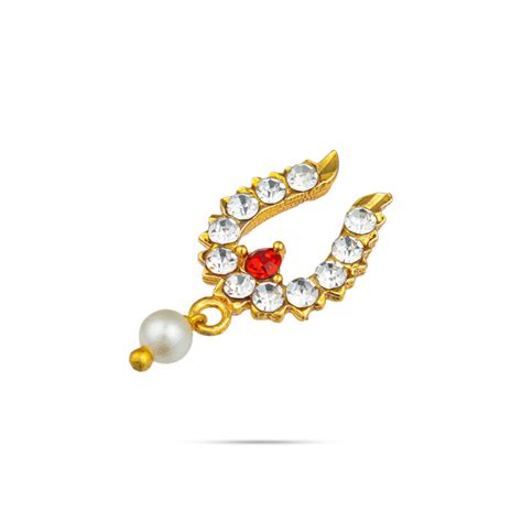Nose Ornaments | Nathu Bullaku | Stone Nose Pin
