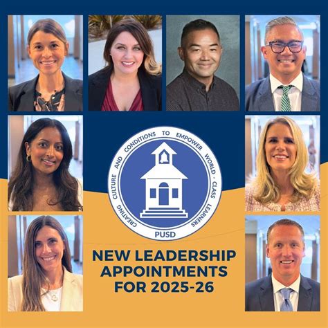 New PUSD Leaders Appointed | Poway Unified School District
