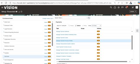 Image result for Payment Method Oracle Fusion Financials