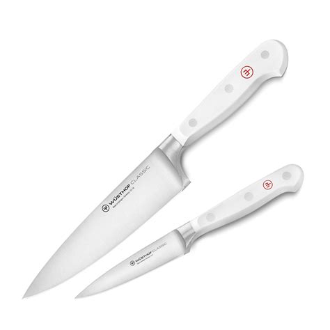 Wusthof Classic White Prep Knife Set - 2 Piece – Cutlery and More