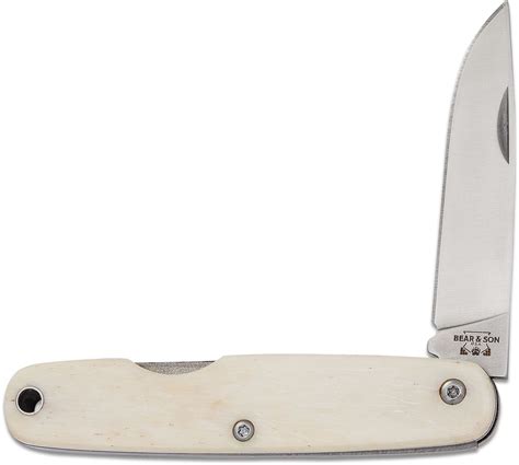 Bear Smooth Natural Bone Pen Knife | Red Hill Cutlery