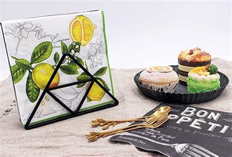 Buy CentraLit Napkin Holder for Dining Table - Square Shaped with ...