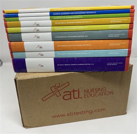 ATI Nursing Education RN Content Mastery Series Review Module 2019 SET ...