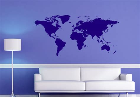 World Map Wall Sticker 的图像结果