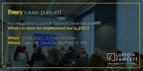 What’s in store for employment law in 2025?, Cubo Sheffield, Sheffield ...