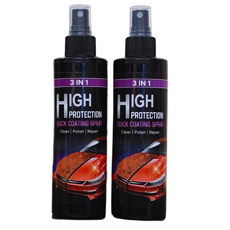 Hk 3 In 1 High Protection Fast Car Ceramic Coating Spray, Plastic Parts ...