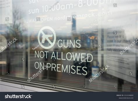 Official No Gun Sign