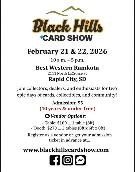 Black Hills Card Show